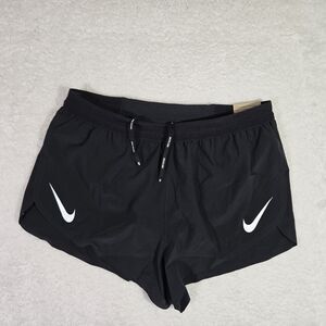 Nike AeroSwift Dri-Fit ADV 2" Running Shorts Mens Small Black FN3349-010 S